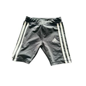 Adidas girls size XS 4/5 biker shorts black active workout